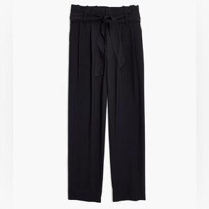 NWT / Madewell Drapey Paperbag Pants in Black